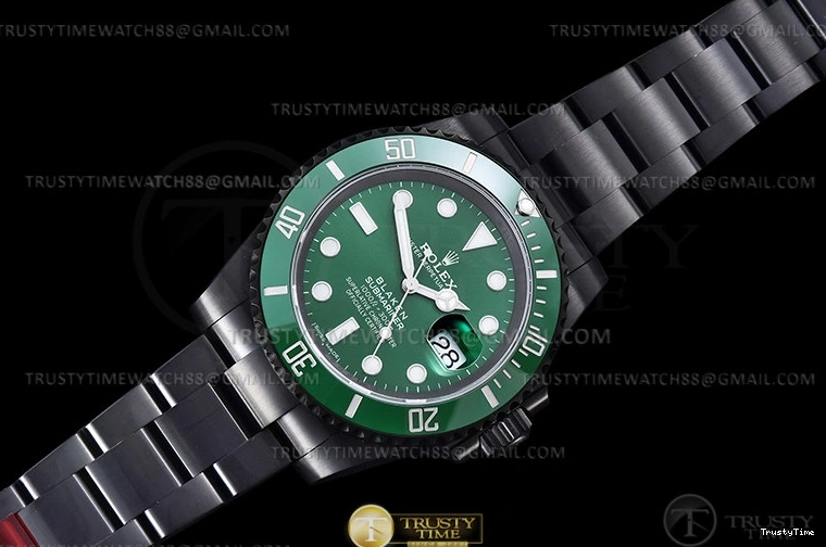 1227 ROLSUB0425A – Blaken Sub 116610LV PVD SS Black V6F V2 VS Cozy 1051